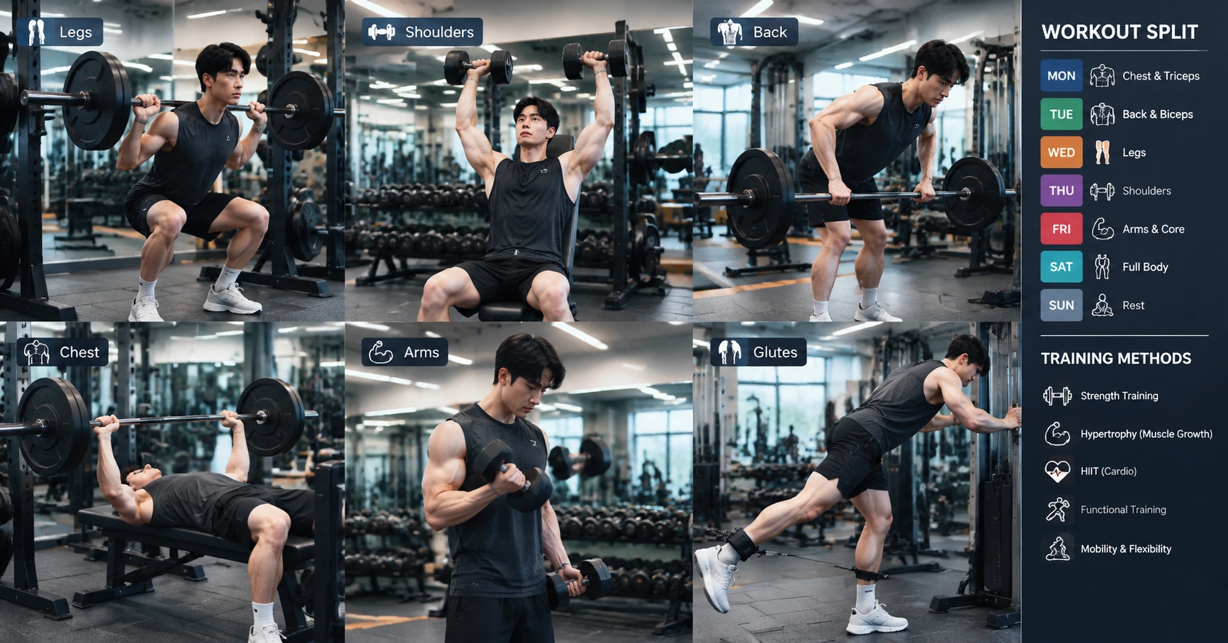 Phân tích các phương pháp chia lịch tập gym cho nam - image 2
